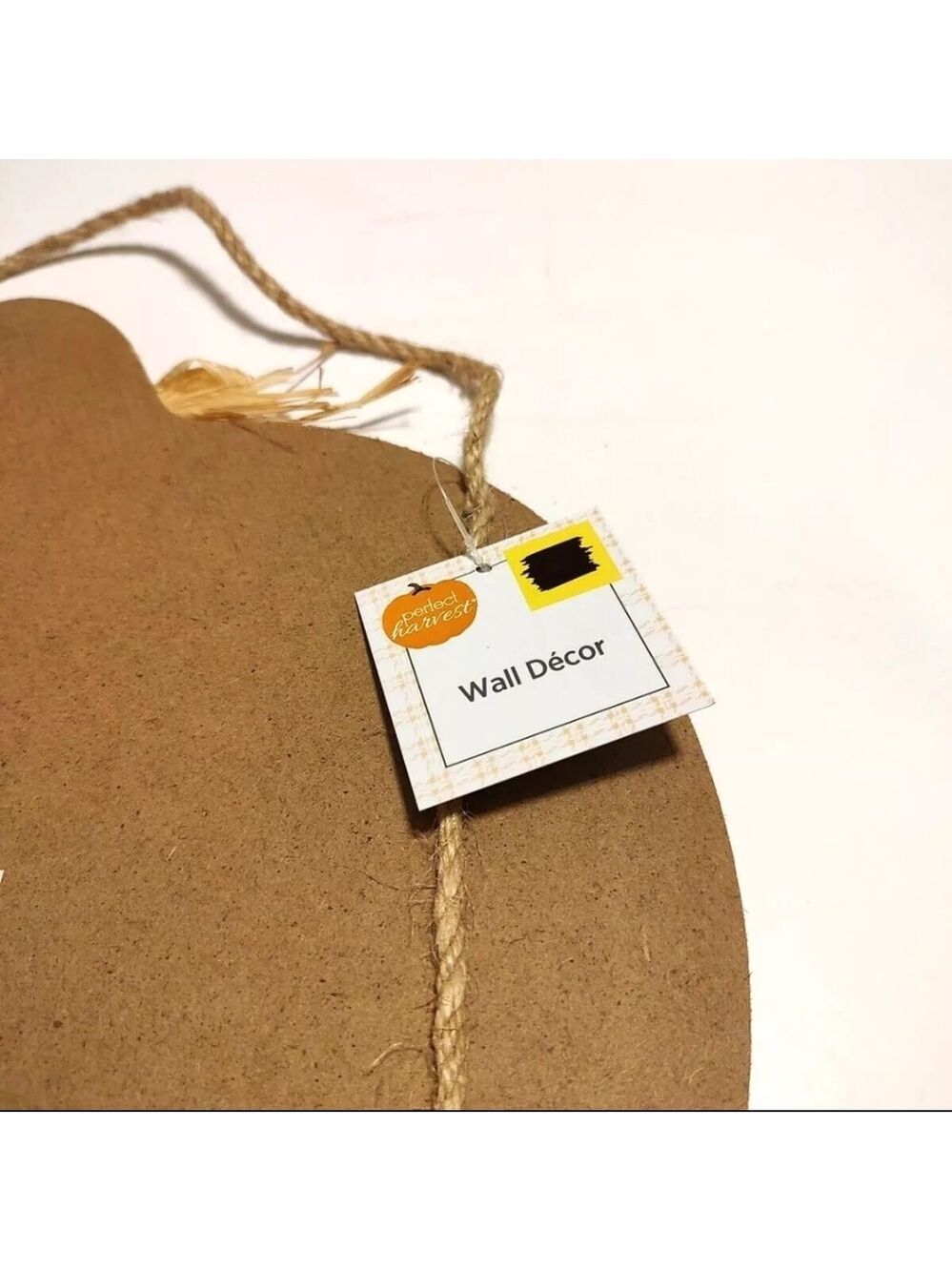 Decorative Mustard Yellow Pumpkin Wall Hanging - Hello Pumpkin - Picture 11 of 11